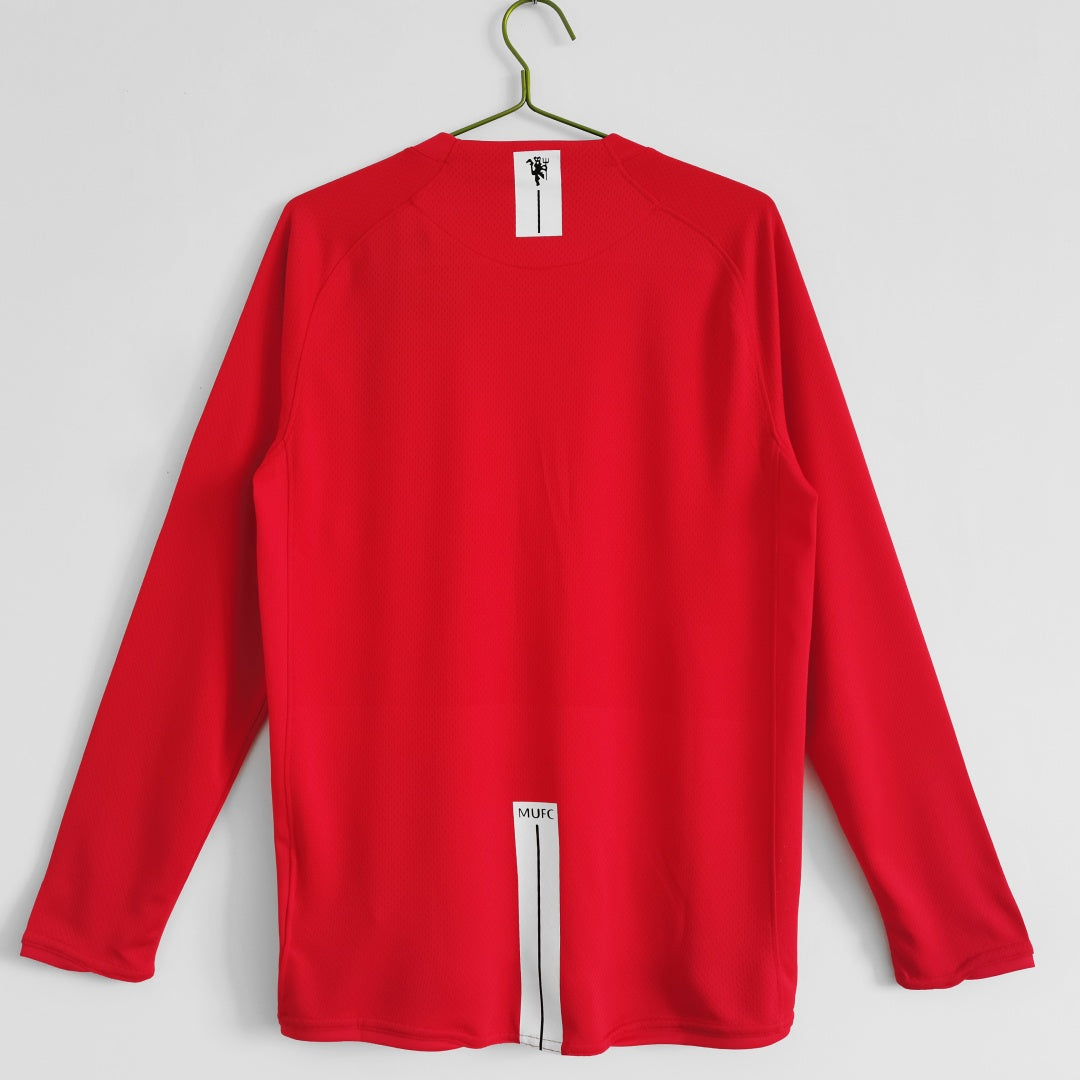 Manchester United 2007/08 Home Retro Long Sleeve Jersey